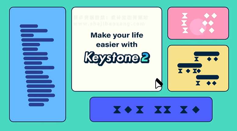 AE脚本Keystone v2.0.2 MG动画一键操控关键帧复制粘贴对齐镜像拉伸调节颜色 附使用教程