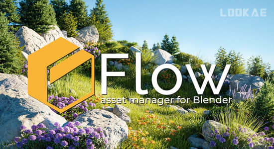 Blender插件-新一代资源管理器工具 Flow v2.7-精品资源站