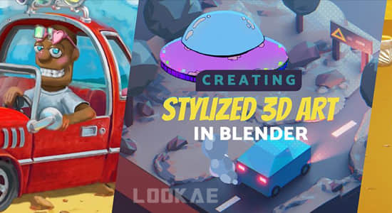 Blender教程-卡通风格化三维动画制作学习 Gumroad – Create Stylized 3D Art in Blender-精品资源站