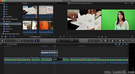 FCPX教程：基础入门讲解视频教程 Lynda – Getting Started with Final Cut Pro 10.2.x-精品资源站