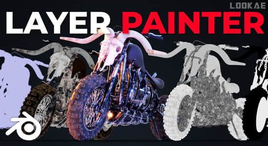 分层材质绘制Blender插件 Layer Painter v2.1.0-精品资源站