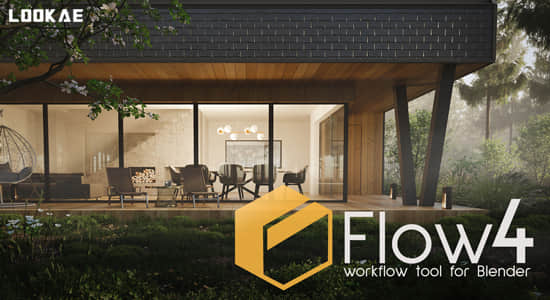 模型预设管理器Blender插件+预设库 Flow V4.0.2 – The Next-Level Asset Manager+Basic Nature Pack-精品资源站