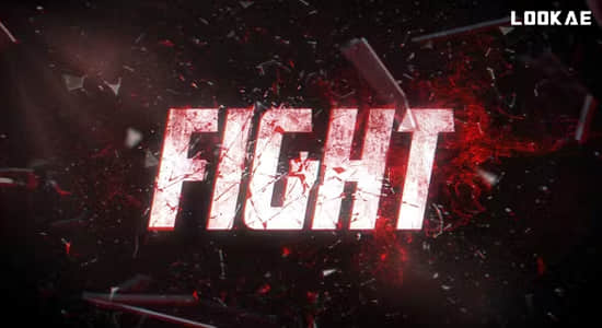AE模板-激情动感搏击战斗包装片头动画 Fight Night-精品资源站