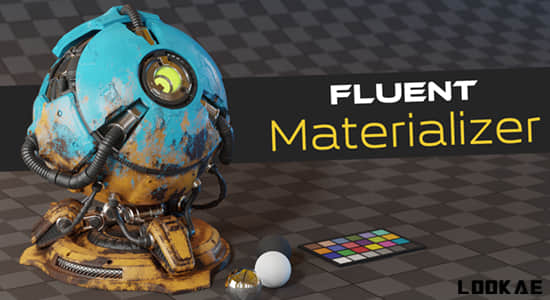 烘焙制作自定义材质Blender插件 Fluent Materializer V1.9.0-精品资源站