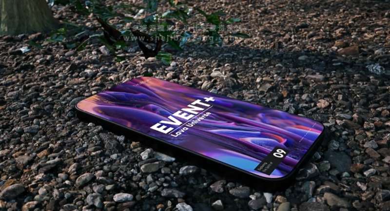户外森林场景3D模型手机界面宣传介绍展示AE模板动画 App Promo
