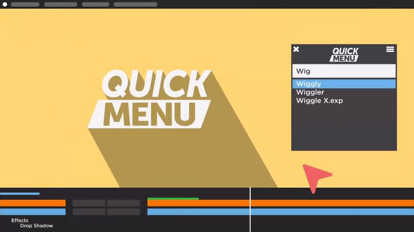 AE脚本 特效预设快速检索查找应用工具 Quick Menu v3.1.0