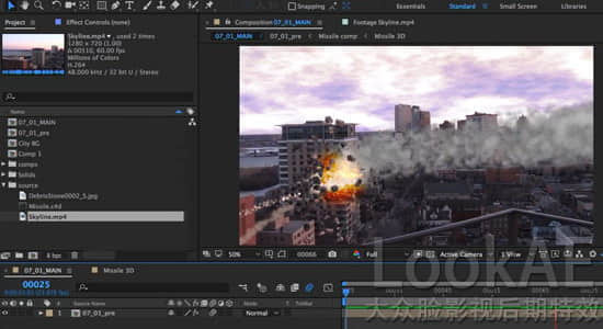 AE教程：VFX视觉特效合成教程 After Effects CC 2017: VFX Essential Training-精品资源站