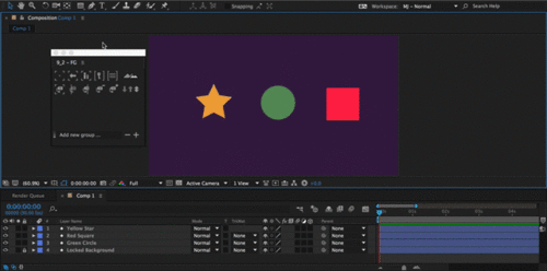 Win/Mac：AE脚本：MG动画图层管理控制工具Mt. Mograph - Focus v1+使用教程
