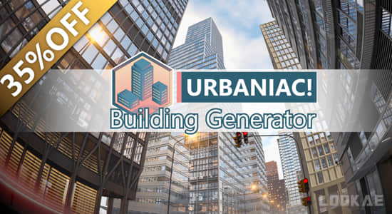 Blender插件-三维城市楼房建筑生成器+预设包 Urbaniac! Building Generator v0.20-精品资源站