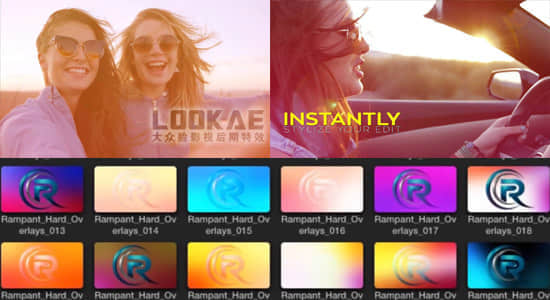 FCPX插件：40种强烈炫光闪烁特效 Hard Light Overlays X-精品资源站