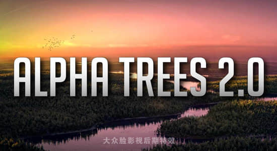 树木丛林植物快速渲染Blender插件 Alpha Trees Pro 2.3.6+预设-精品资源站