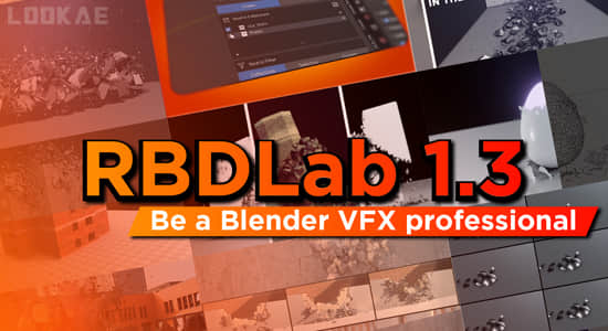 物理动力学破碎工具Blender插件 RBDLab V1.4-精品资源站
