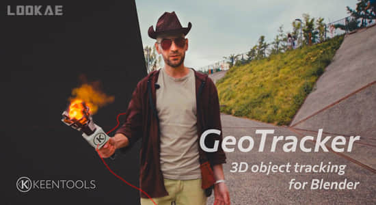 三维对象运动跟踪Blender插件 FaceTracker+FaceBuilder+GeoTracker V2024.3-精品资源站