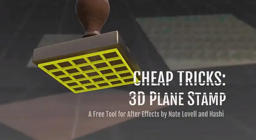 AE脚本 将素材快速映射到任何3D实体上 3D Plane Stamp v1.7+使用教程-精品资源站
