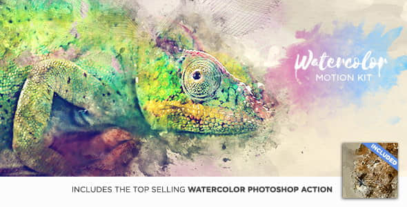 AE脚本：水墨油彩掉落晕开显示动画生成器 Watercolor Motion Kit + 使用教程-精品资源站