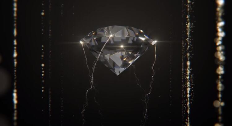 AE模板 钻石闪耀发光标题图文展示动画 Diamond Titles