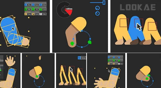 AE教程-使用Limber脚本制作卡通人物动作绑定动画 Udemy – After Effects Rigging Characters Kickstart 2020 (英文字幕)-精品资源站