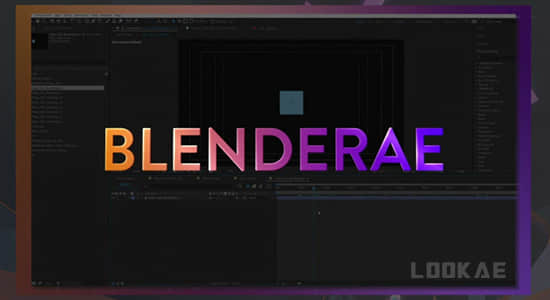 BlenderAe插件-把Blender场景数据3D对象联动到AE软件 BlenderAe V1.4.5 Win/Mac-精品资源站