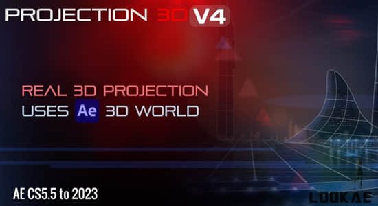 AE脚本-平面图片投射三维空间摄像机视差动画 Projection 3D v4.2.04+使用教程-精品资源站