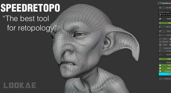 模型重拓扑Blender插件 SpeedRetopo v0.3.1-精品资源站