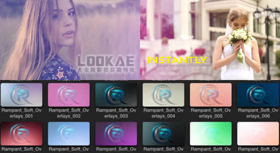FCPX插件：40种唯美柔和小清新光效闪烁特效 Soft Light Overlays X-精品资源站