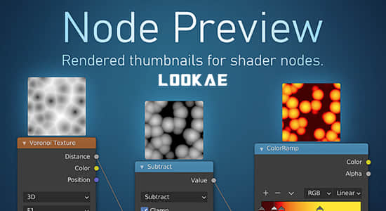 节点缩略图可视化预览Blender插件 Node Preview V1.14-精品资源站