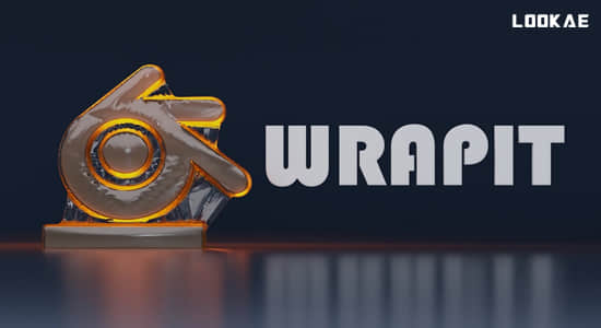 轻松创建塑料包装效果Blender插件 WrapIt V1.0.2-精品资源站