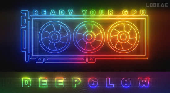 中文汉化AE插件-漂亮真实高级辉光发光特效 Deep Glow v1.6.0 Win-精品资源站