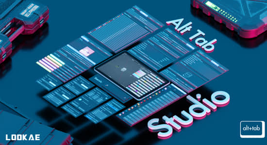 Blender插件-室内摄影棚灯光材质摄像机动画预设 Alt Tab Studio V0.0.3+使用教程-精品资源站
