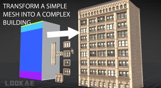 Blender插件-三维楼房建筑生成器 Blender Geometry Node Tools – Procedural Building-精品资源站