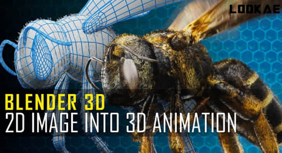 Blender教程-将平面照片转三维建模动画 2D Photo Into 3D Animation-精品资源站