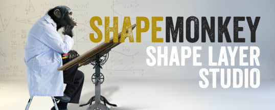 AE脚本：MG图形变化动画 Aescripts ShapeMonkey 1.01 + 视频教程-精品资源站