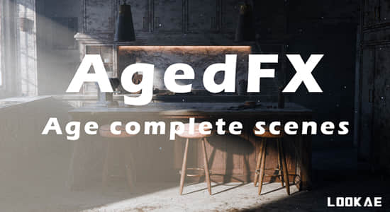 AgedFX v1.22 三维模型老化腐蚀做旧特效Blender插件-精品资源站