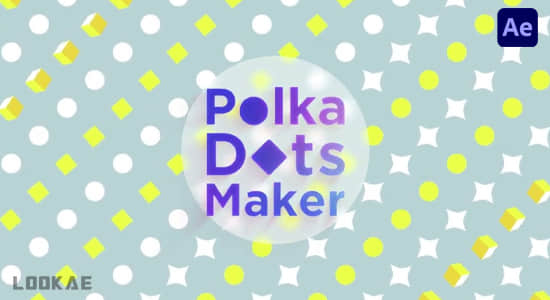 AE脚本-圆点图形矩阵排列效果MG动画 Polka Dots Maker v1.2+使用教程-精品资源站