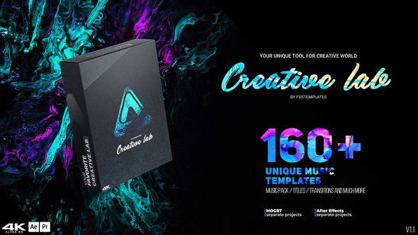 AE/PR脚本预设-160种时尚创意图文包装设计动画 Favorite Creative Lab-精品资源站