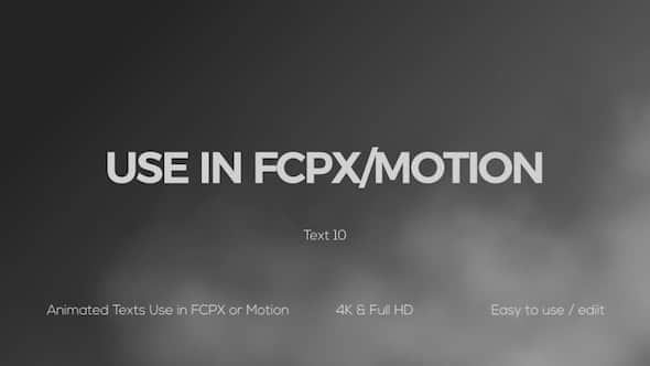 FCPX插件-10种干扰失真文字标题动画 Glitch Animated Titles-精品资源站