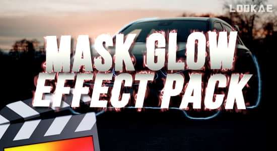 FCPX插件-路径遮罩轮廓边缘发光特效 Mask Glow-精品资源站