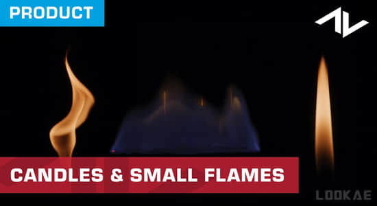 视频素材-31组真实火焰火苗燃烧动画（带透明通道）Candles & Small Flames-精品资源站