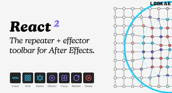 AE脚本-图层复制克隆排序随机衰减动画效果 React v2.0.0+使用教程-精品资源站