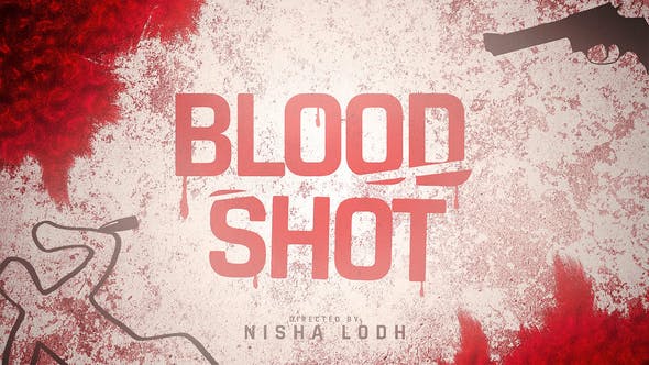 AE模板-恐怖悬疑侦探电影文字标题片头 Blood Shot Title-精品资源站