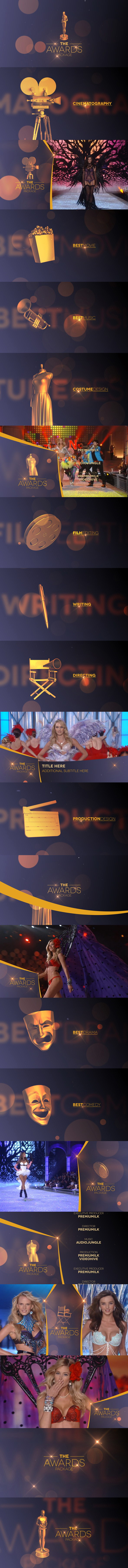 Premiere预设模板-金色荣耀公司企业年会活动颁奖典礼图文介绍开场片头包装 The Awards Package Essential Graphics Mogrt-LookAE.com Premiere预设模板-金色荣耀公司企业年会活动颁奖典礼图文介绍开场片头包装 The Awards Package Essential Graphics Mogrt