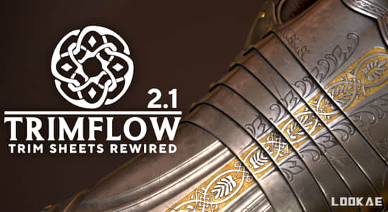 贴画纹理路径绘制Blender插件 Trimflow V2.1.1+使用教程-精品资源站