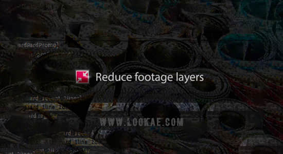 AE脚本-快速清除时间轴中未使用的素材图层 Reduce Footage Layers v1.23-精品资源站