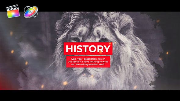 FCPX模板-火星粒子水墨遮罩复古回忆图文展示介绍 Path of Memories+使用教程-精品资源站