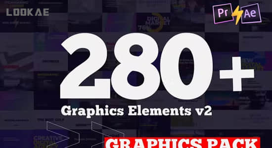 AE/PR模板-280组现代文字标题排版设计动画 Titles Graphics Pack-精品资源站