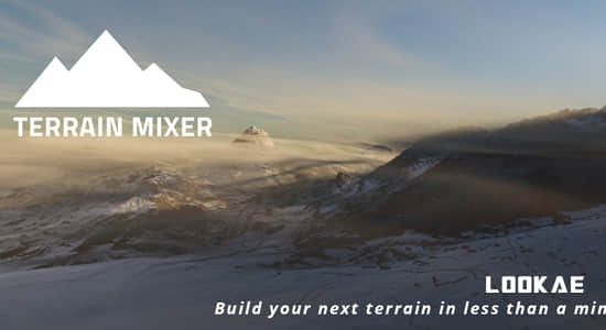 Blender插件-三维自然环境地形生成器 Terrain Mixer V2.0.3 + 预设库-精品资源站