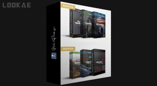 16套AE模板PR模板预设视频素材合集包 Flat Pack FX Collection – Footage Premiere Pro & After Effects-精品资源站