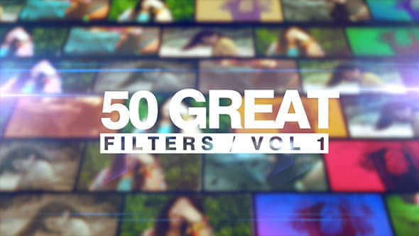 Apple Motion模板 – 50种视频调色滤镜预设 50 Great Filters-精品资源站