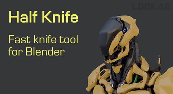 Blender插件-快速切割工具 Half Knife v1.3.2-精品资源站