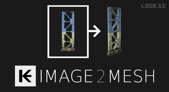 Blender插件-将图像转换为网格几何图形 Image 2 Mesh Pro v1.4.1.3-精品资源站
